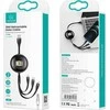 USAMS Kabelis U69 3in1 1m juodos spalvos (lightning/microUSB/USB-C) SJ508USB01 (US-SJ508)