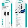 USAMS lightning kabelis 2.4A 1.2m Fast Charging Lithe Series juodos spalvos SJ565USB01 (US-SJ565)