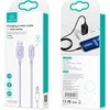 USAMS Lightning kabelis 2.4A 1.2m greito įkrovimo Lithe serijos violetinis SJ565USB03 (US-SJ565)