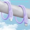 USAMS kabelis USB-C į Lightning 20W 1.2m PD Fast Charging Lithe Series violetinė SJ566USB03 (US-SJ566)