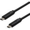 Neutralle USB kabelis (3.2 gen 2), USB C (M) - USB C (M), 1m, 10 Gb/s, 5V/3A, juoda, EOL
