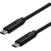 Neutralle USB kabelis (3.2 gen 2), USB C (M) - USB C (M), 1m, 10 Gb/s, 5V/3A, juoda, EOL