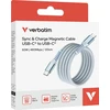 USB kabelis Verbatim USB-C - USB-C 1,2 m mėlynas (31852)