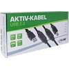 USB kabelis Vision USB-A - USB-B 20 m juodas (34513A)