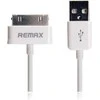 Remax USB kabelis wel.com USB-A – 1 m baltas (akceapple0251we)