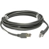 USB kabelis Zebra Zebra USB kabelis: A serijos USB kabelis 4,5 m USB A pilkas