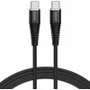 USB Kabelis - SAVIO CL-160 2m USB 2.0 C to C 480 Mbit/s 2.1 A Juodas