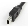 USB laidas Sharkoon USB-A - miniUSB 3 m juoda (4044951015580)