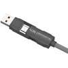 USB laidas Somostel Somostel laidas 4 in 1 USB / Type-C - Lightning / Type-C 3.1A 60W QC PD pilkas SMS-BJ14 (35543)