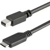 USB kabelis StarTech USB-C - mini DisplayPort 1 m Juodas (CDP2MDPMM1MB)