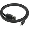 Logo USB kabelis (2.0), USB A (M) reversible - microUSB reversible (M), 1m, reversible, juoda, blister, EOL