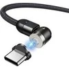 Maclean Magnetinis USB C laidas 3in1 1m kampu MCE474