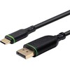 Kabelis USB MicroConnect USB-C - DisplayPort 3 m Juodas (MC-USBCDP3)