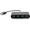 USB ŠAKOTUVAS C2G C2G 4 prievadų USB-A šakotuvas - Šakotukas - 4 x USB 2.0 - Stalinis