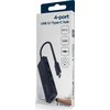 USB ŠAKOTUVAS Gembird GEMBIRD 4 prievadų USB 3.1 Gen 1 Type-C šakotuvas