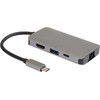 USB šakotuvas „MicroConnect Microconnect USB3.1CCOM16“ prijungimo stotelė, laidinis, USB 3.2 Gen 1 (3.1 Gen 1), C tipo, pilkas