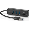 USB ŠAKOTUVAS Nedis CCGB61250BK01 šakotuvai ir šakotuvai USB 3.2 Gen 1 (3.1 Gen 1) Type-A 5000 Mbit/s Juodas
