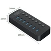 Orico CT2U3-7AB USB Hub 7x USB-A 3.2 Gen1 (CT2U3-7AB-EU-BK-BP)
