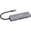 USB ŠAKOTUVAS Verbatim 32151 1x SD 1x USB-C PD 1x Micro SD 2x HDMI + 3x USB-A 3.2 Gen1 (32151)