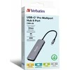 USB ŠAKOTUVAS Verbatim 32151 1x SD 1x USB-C PD 1x Micro SD 2x HDMI + 3x USB-A 3.2 Gen1 (32151)
