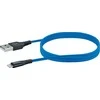 USB kabelis Schwaiger USB-A - Žaibas 1.2 m mėlyna (LPRO440501)
