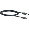 USB kabelis Schwaiger USB-A - USB-C 1 m Juodas (CK311533)