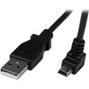 USB kabelis StarTech USB-A - miniUSB 2 m Juodieji (USBMB2MD)
