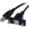 Kabelis USB StarTech USB-B - 0.9 m Juodas (USBPNLBFBM3)