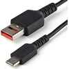 USB kabelis StarTech USB-A - USB-C 1 m Juodas (USBSCHAC1M)