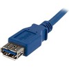 USB kabelis StarTech USB-A - USB-A 1 m mėlynas (USB3SEXT1M)