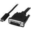 USB kabelis StarTech USB-C - DVI-D 2 m Juodas (CDP2DIMM2MB)