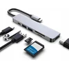 USB stebulės 6 viename USB stebulės skirstytuvas
