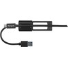 Kabelis USB Targus USB-A - USB-C 0.1 m Juodas (ACC110401GLX)