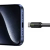 USAMS Kabelis USB-C 3A YU Series 1mUSB-C/USB-C juodos spalvos/juodos spalvos SJ732USB01 (US-SJ732 )