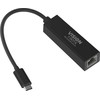 Adapteris USB Vision USB-C - RJ-45 Juodas (TC-USBCETH/BL)