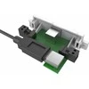 Vision Techconnect Modulare AV-Frontplatte - 30 JAHRE GARANTIE - USB-B-Anschluss (an der Vorderseite) auf A-Modul - Buchse vom Typ "A" an der Ruckseite und quadratische Buchse vom Typ B an der Vorderseite - USB 3.0, abwartskompatibel mit 2.0 - nutzt