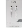 Puro Elektrik Puro Plain USB-C – USB-C maitinimo laidas 2m – baltas