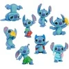 Usorteret „Disney Stitch“ – figūrėlių rinkinys 8 pakuotė 7 cm (302-46254)
