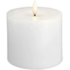 Usorteret Moods & More MM LED žvakė, Silk, Melted, Classic balta, 99x100 mm