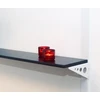 Usorteret M-dizaino lentyna 40x20x1,5 cm. juoda. Matmenys: ilgis 400xplotis 200xaukštis 15 mm. Maksimali apkrova 15 kg. Spalva: juoda. Užapvalinti kampai. Medžiaga: MDF plokštė su NC lakuotu paviršiumi. Glazūra iš visų 4 pusių.