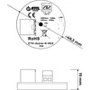 Atte AT3 UTP/2 laidų keitiklių rinkinys LAN+PoE ETH-2WIRE