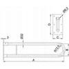UUWC-6 INOX / CORRADOMED / KREIPIMO RANKENA WC INOX 600MM FI32