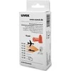 Ausų kamštukai Uvex X-fit, 33dB, oranžiniai, Minibox, 15 porų dėžutėje, S dydis