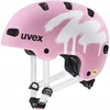 Šalmas Uvex kid 4 style MIPS purškiamas braškinis matinis-55-58CM