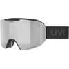 Ski goggles UVEX Evidnt ATTRACT V juodas/sidabrinis + case