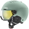 Kask narciarski UVEX Wanted Visor 58-61cm L žalia