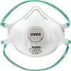 Respiratorius Uvex Silv-Air Classic 2310 FFP3, puodelio tipo su vožtuvu, baltas, 3 vnt mažmeninėje pakuotėje