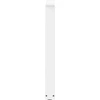 Valgomojo stalo kojelės, 2 vnt., baltos, 80x(72-73,3) cm, plienas, V formos