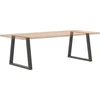 Valgomojo stalo kojos, V formos, 2 vnt., antracito spalvos, 80x(72-73,3) cm, plienas