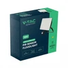 V-TAC LED prožektorius su judesio jutikliu FLUXI MC 50W 6000lm 4000K IP65 juodas 23848-5